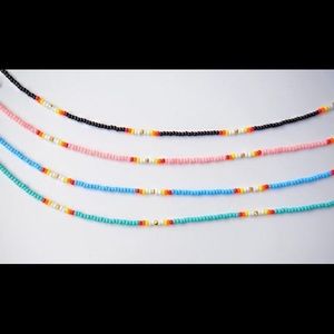 custom VSCO seed bead choker necklace